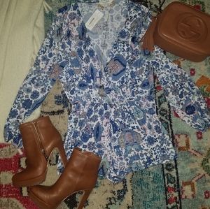 Small Honey Punch Vici Brand Aztec Boho Romper